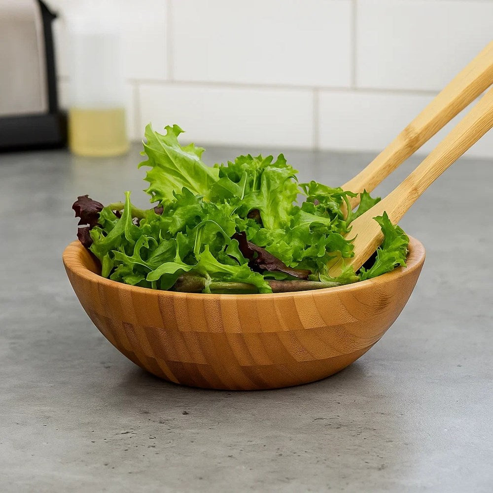 Bamboo Salad Bowl Set (3 Pcs) | Full House Lebanon