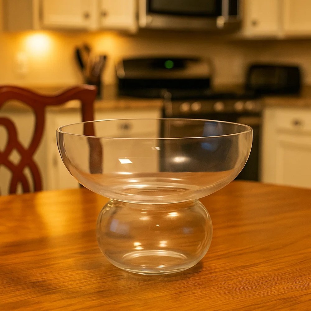 Hourglass Glass Bowl | Full House Lebanon