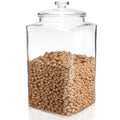 Square Base Glass Jar with Airtight Lid | Full House Lebanon