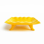 Plastic Wavy Pedestal Stand - Light Blue | Full House Lebanon