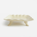 Plastic Wavy Pedestal Stand - Black | Full House Lebanon