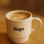 Stackable Porcelain Mug - Be Joyful, Mint | Full House Lebanon