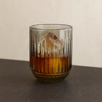 Ridged Glass Tumbler