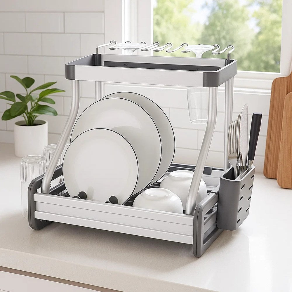 Two-Tier Aluminum Drainer | Full House Lebanon