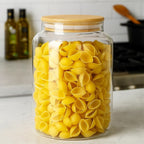 Glass Storage Jar with Bamboo Lid | Full House Lebanon