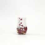 Double Wall Glass Cup with Dried Flowers | Full House Lebanon