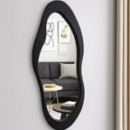 Asymmetrical Wall Mirror - White | Full House Lebanon