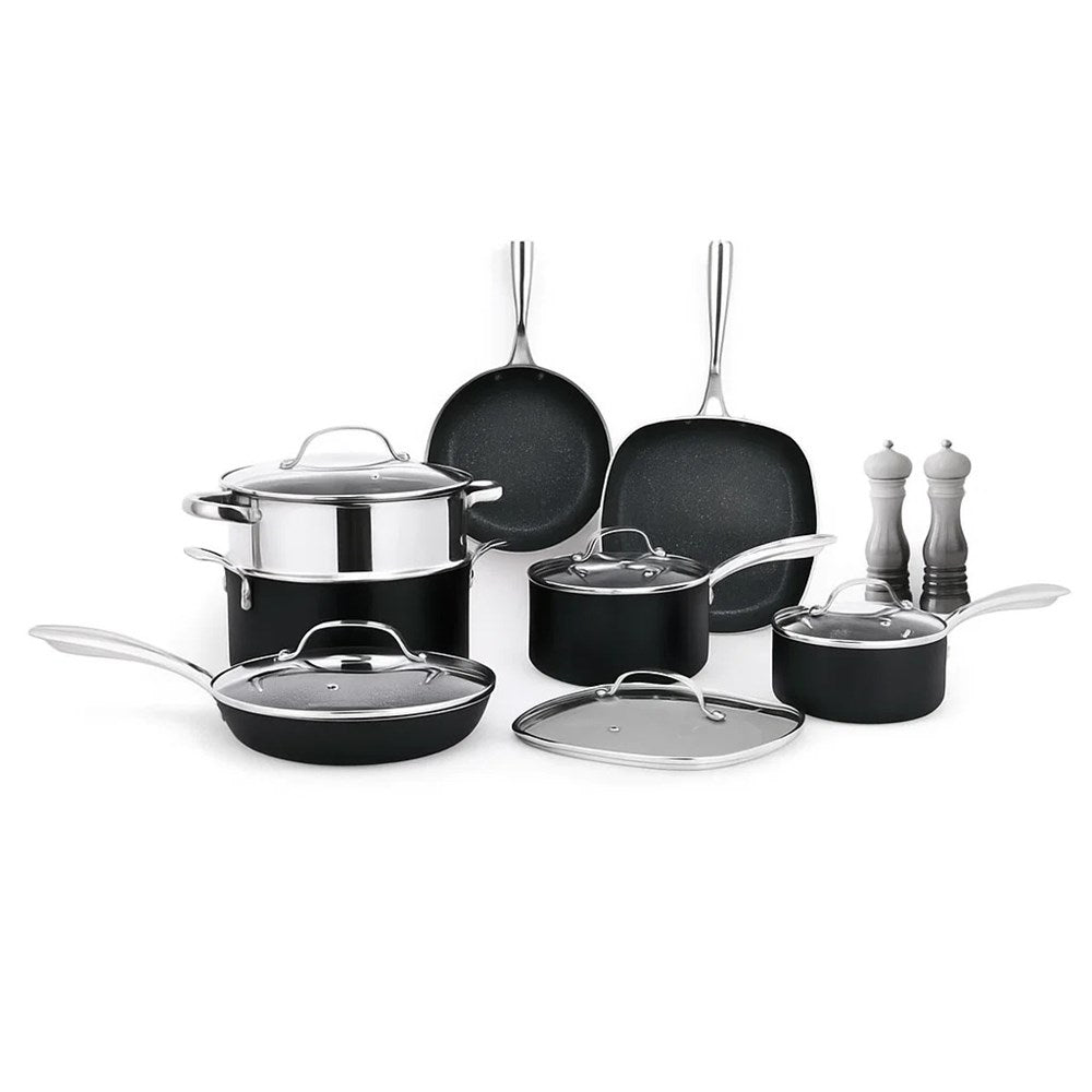 Non-stick Cookware Set (12 Pcs) - White | Full House Lebanon