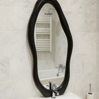 Irregular Wavy Wall Mirror - White | Full House Lebanon