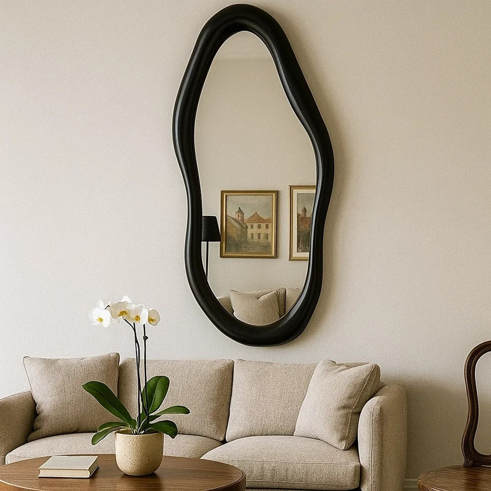 Irregular Wavy Wall Mirror | Full House Lebanon