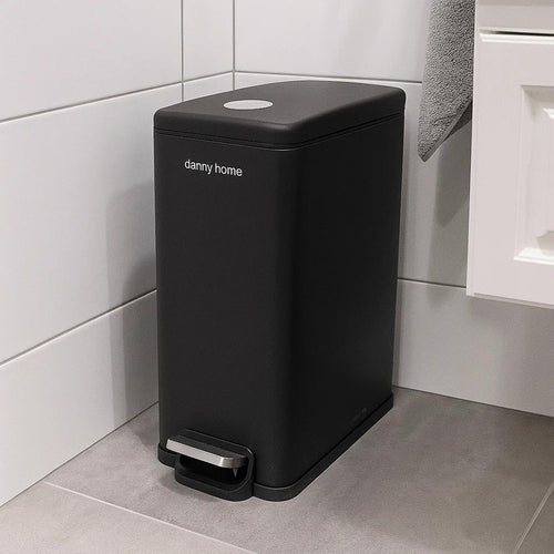 10 L Stainless Steel Pedal Dustbin - Silver | Full House Lebanon