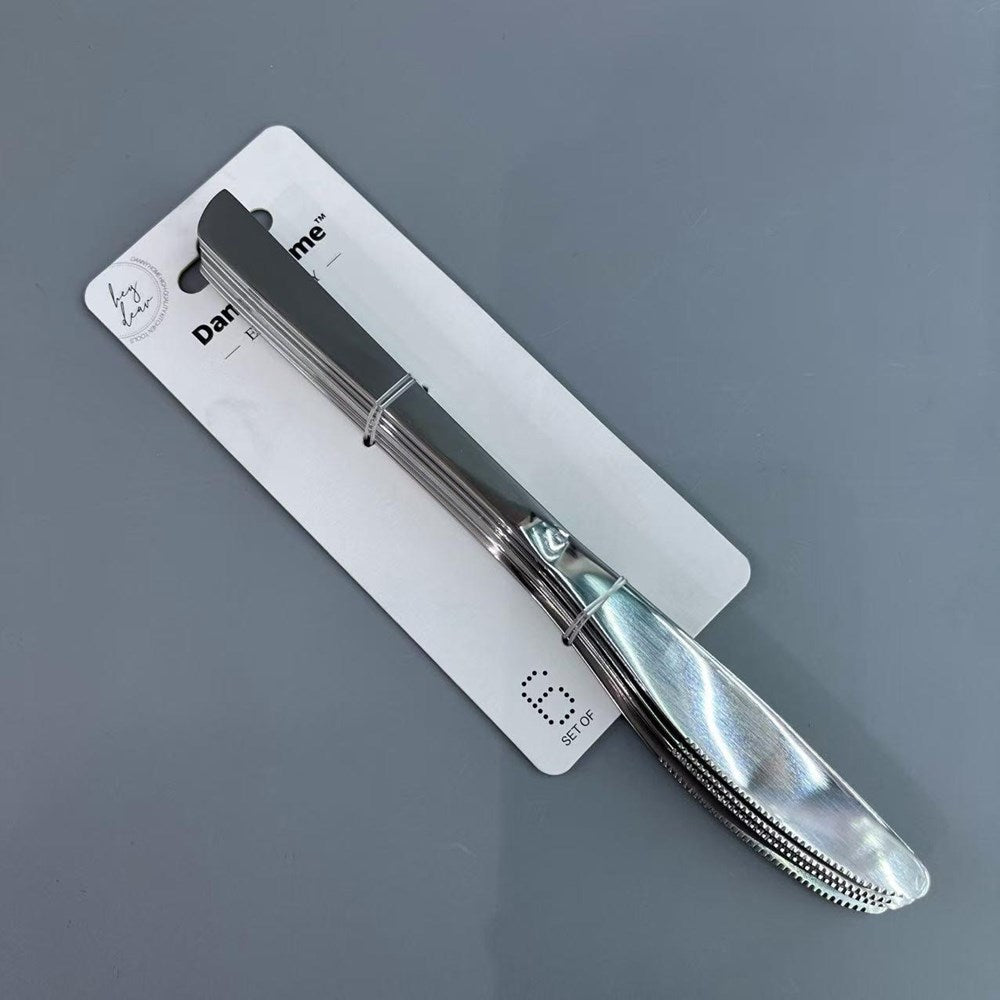 Stainless Steel Cutlery Set (6 Pcs) | Full House Lebanon