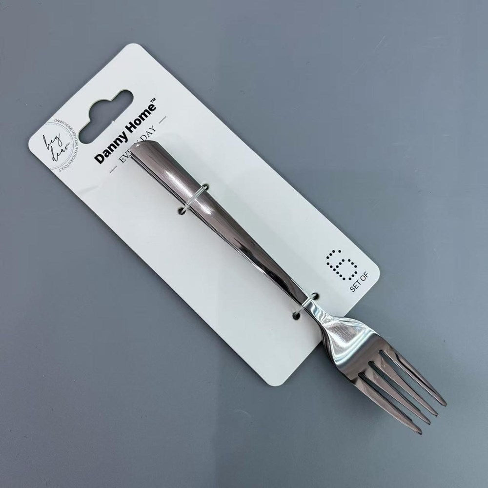 Stainless Steel Cutlery Set (6 Pcs) - Dessert Spoon | Full House Lebanon