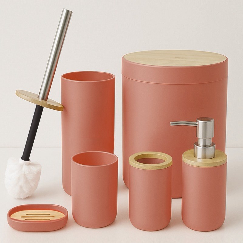 Bathroom Accessories Set (6 Pcs) | Full House Lebanon