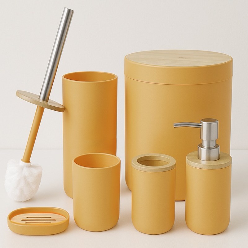 Bathroom Accessories Set (6 Pcs) | Full House Lebanon
