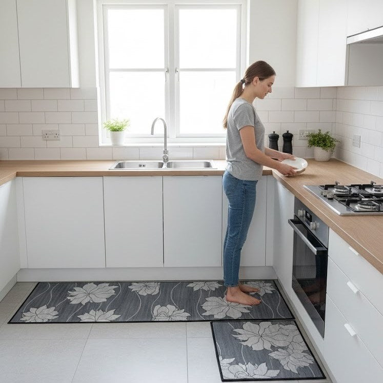 Non-slip Kitchen Mat (2 Pcs) | Full House Lebanon