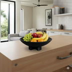 Stone Decorative Footed Bowl - White | Full House Lebanon