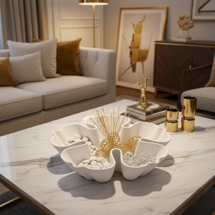 Flower-shaped Decorative Bowl | Full House Lebanon