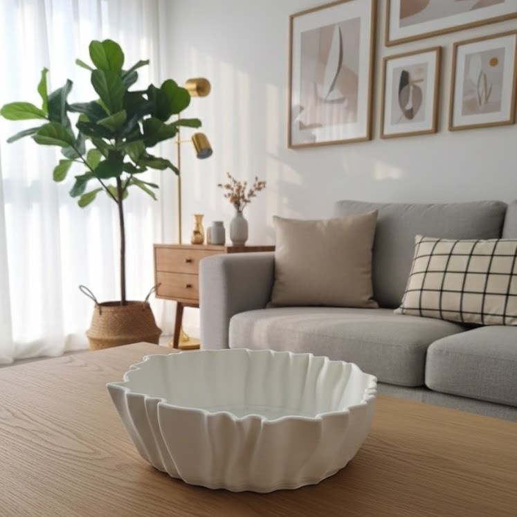 Fluted Porcelain Bowl | Full House Lebanon