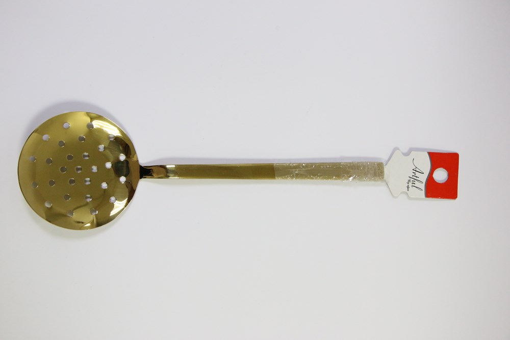 Gold Serving Utensils - Skimmer | Full House Lebanon