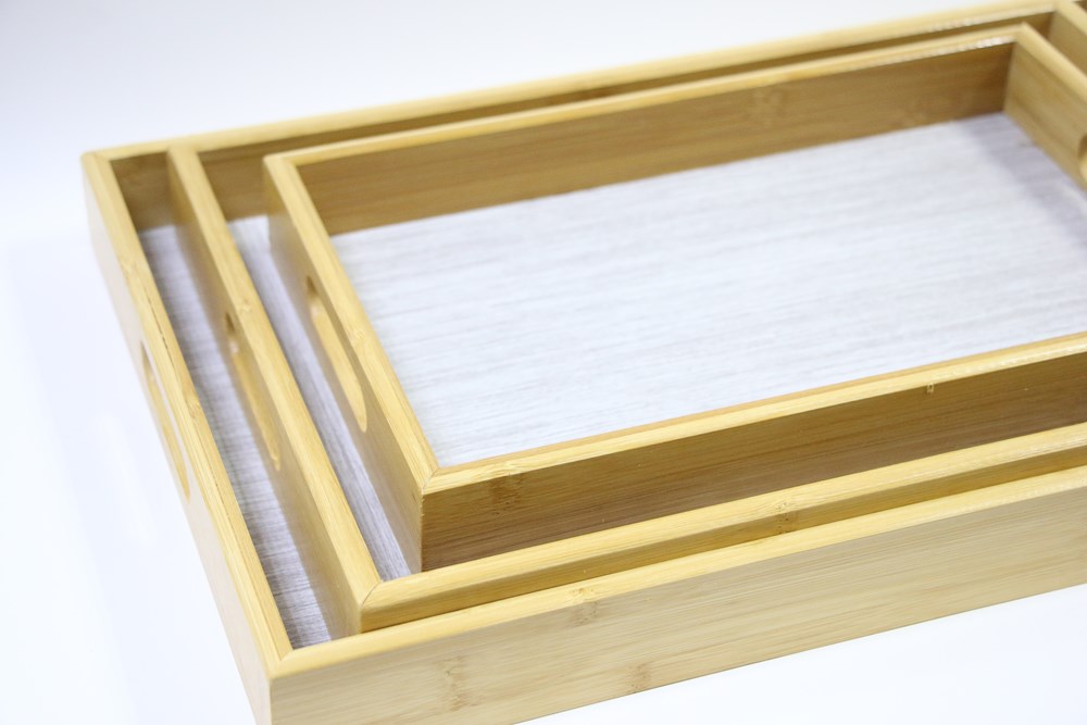 Bamboo Tray Set (3 Pcs ) | Full House Lebanon