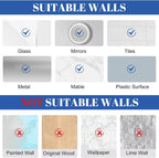 Stainless Steel Wall-Mounted Hook Set (2 Pcs) | Full House Lebanon