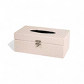 Textured Tissue Box Organizer