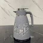 Dotted Vacuum Flask with Silver Trim | Full House Lebanon