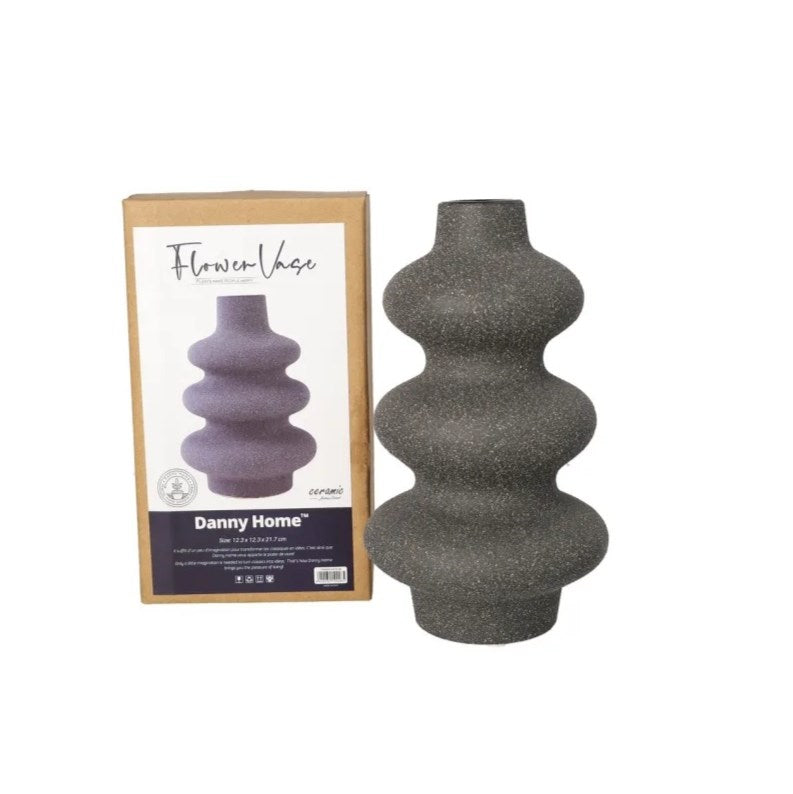 Ceramic Bubble Vase - Small, Peach | Full House Lebanon