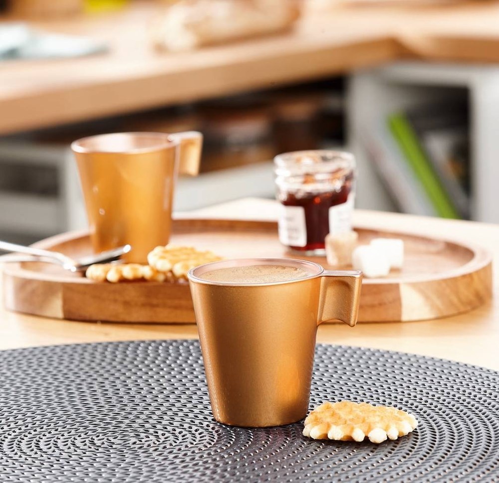 Luminarc Glass Flashy Espresso Cup - Dark Purple | Full House Lebanon