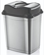 Hobby Life Whirlpool Dustbin - 16 L, Grey | Full House Lebanon