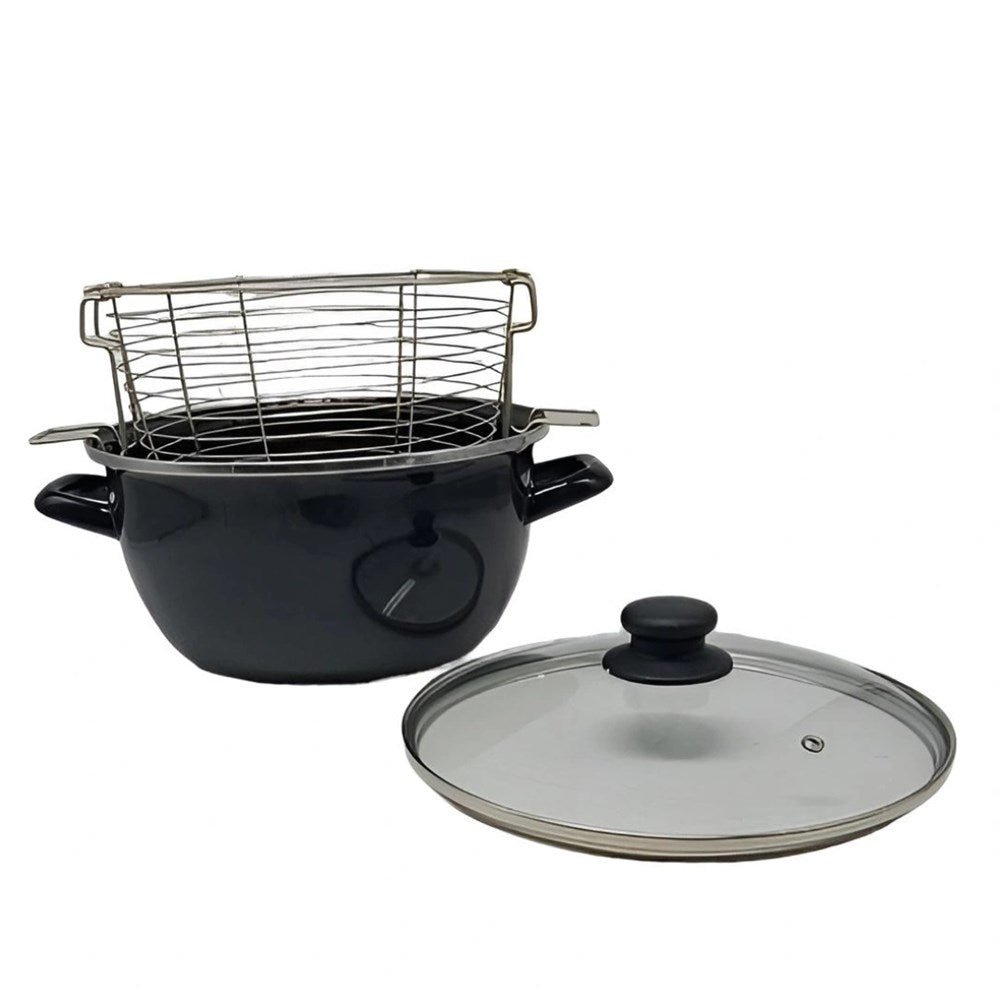 Non -stick Deep Fryer With Glass Lid | Full House Lebanon