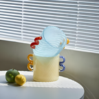 Colorful Glass Vases - Large, Green | Full House Lebanon