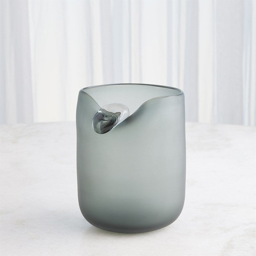 Modern Frosted Glass Vase | Full House Lebanon