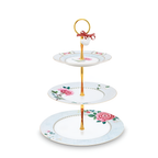 Pip Studio 3 -Tier Blushing Birds Cake Stand - White | Full House Lebanon