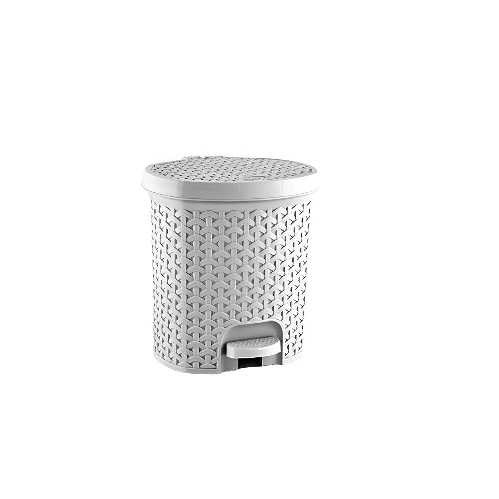 Rattan Trash Bin - 5.5 L, Coffee | Full House Lebanon