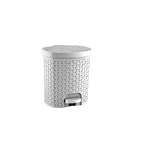 Rattan Trash Bin - 5.5 L, Coffee | Full House Lebanon