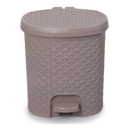 Rattan Trash Bin - 21 L, Off-White | Full House Lebanon