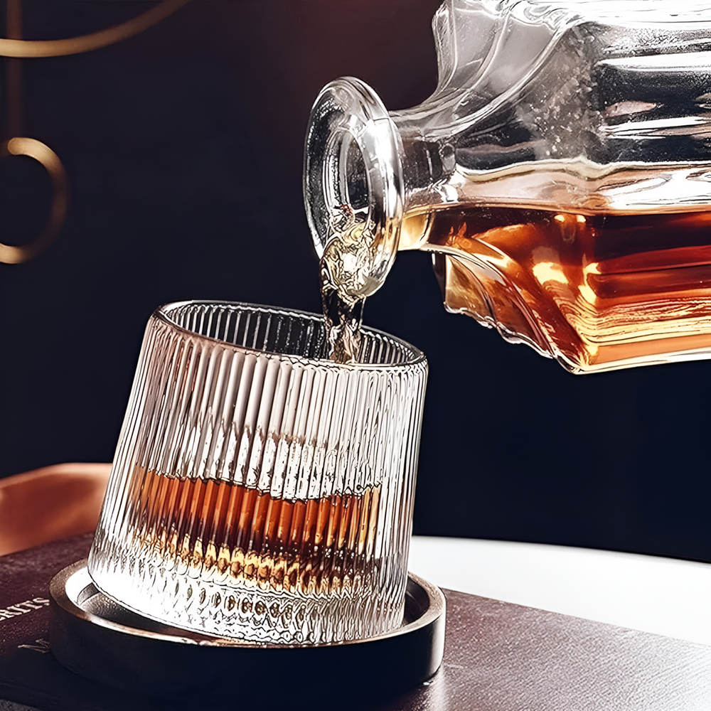 Glass Cup with Curved Base Set (6 Pcs) | Full House Lebanon
