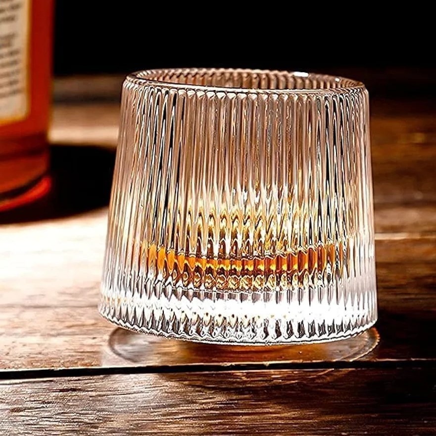 Glass Cup with Curved Base Set (6 Pcs) | Full House Lebanon