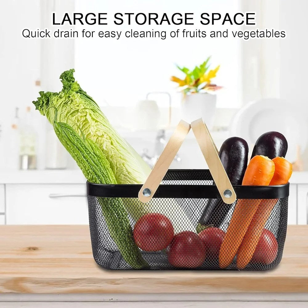 Rectangular Metal Fruit Basket | Full House Lebanon