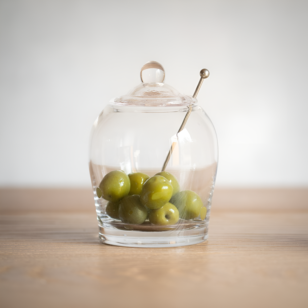 Glass Olive Jar | Full House Lebanon