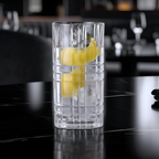 Grid-Cut Glass Cup Set (4 Pcs) | Full House Lebanon