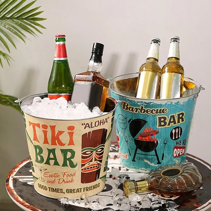 Metal Ice Bucket - Cocktail Lounge | Full House Lebanon