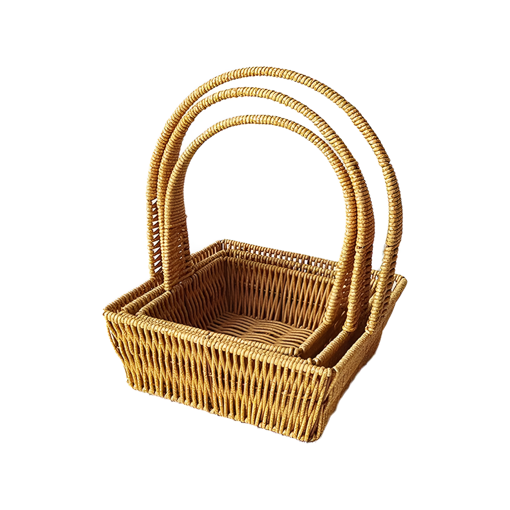Rattan Fruit Basket Set (3 Pcs) | Full House Lebanon
