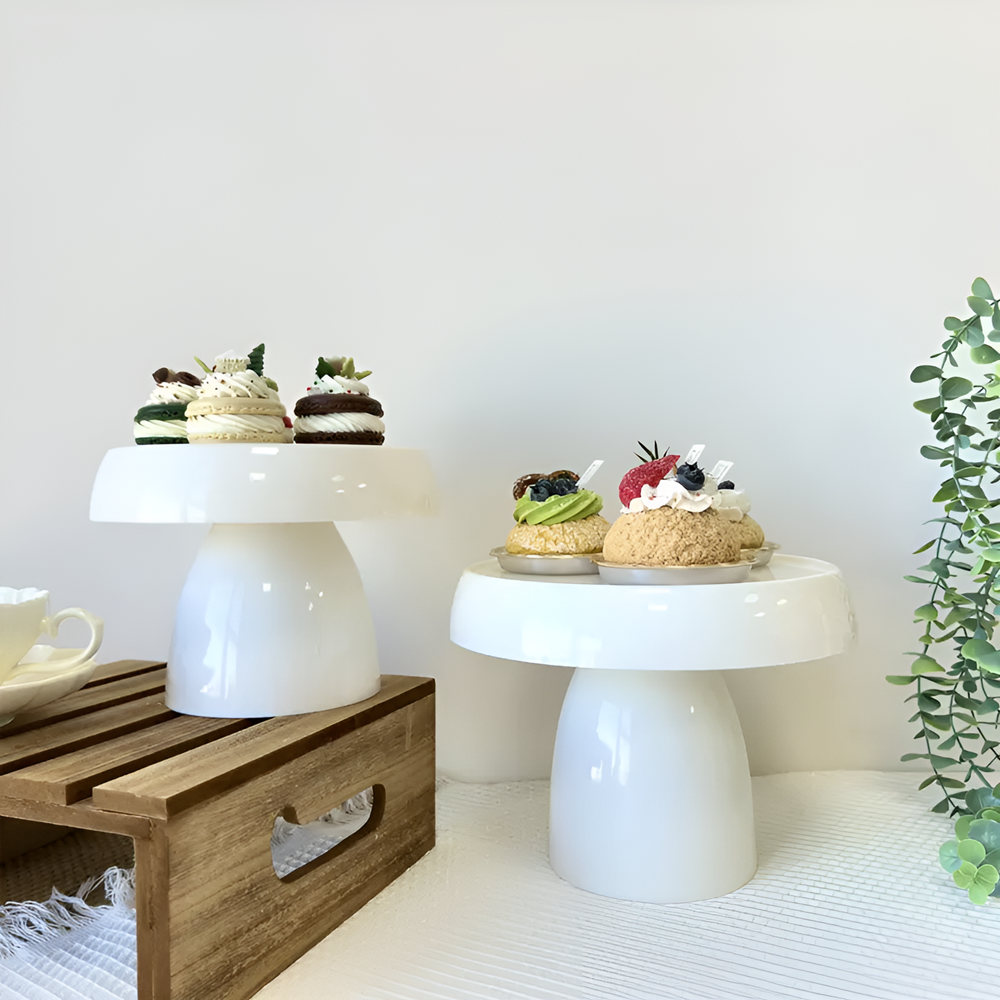 Mushroom Shaped Cake Stand - Small, Black | Full House Lebanon