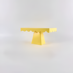 Rectangular  Cake Stand with Scalloped Edge