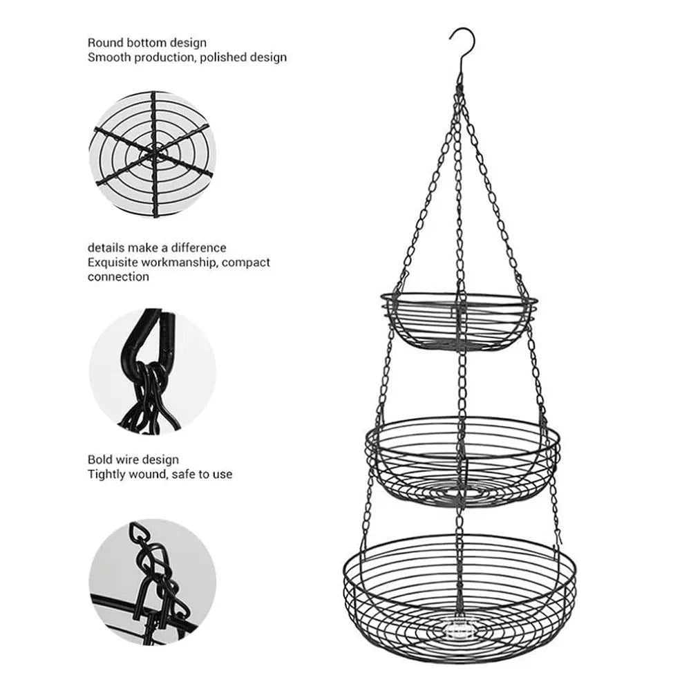 3-Tier Hanging Fruit Basket | Full House Lebanon