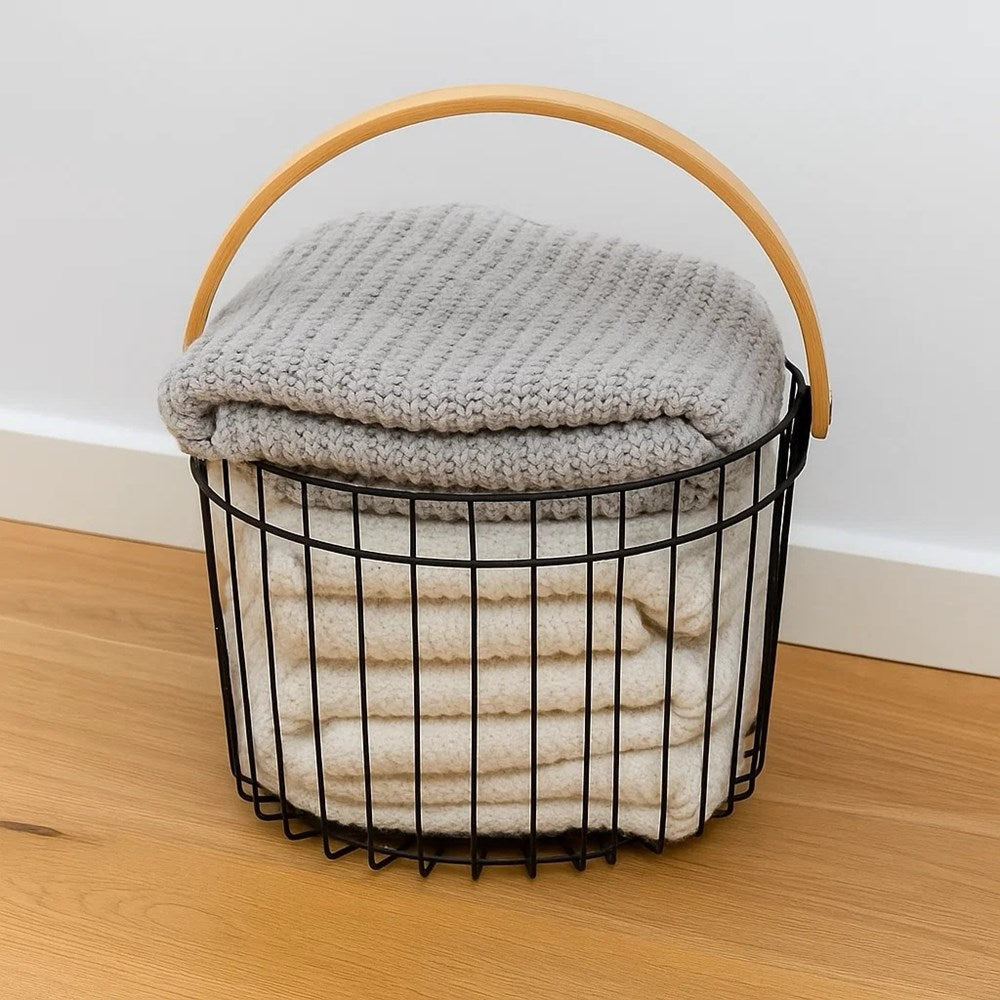 Round Metal Wire Basket | Full House Lebanon