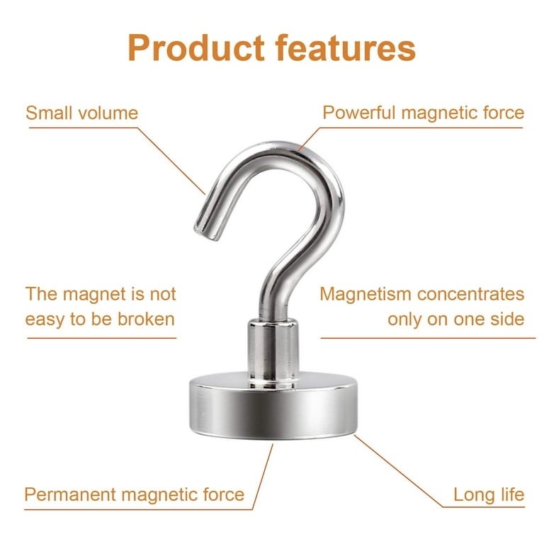 Heavy Duty Magnet Hook Set (2 Pcs) | Full House Lebanon